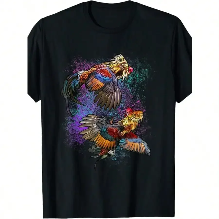 تي شيرت 100% مصنوع في الولايات المتحدة الأمريكية، 180 جرام من Peleas De Gallos Cockfighter Game Fowl Cockfighting Rooster #5