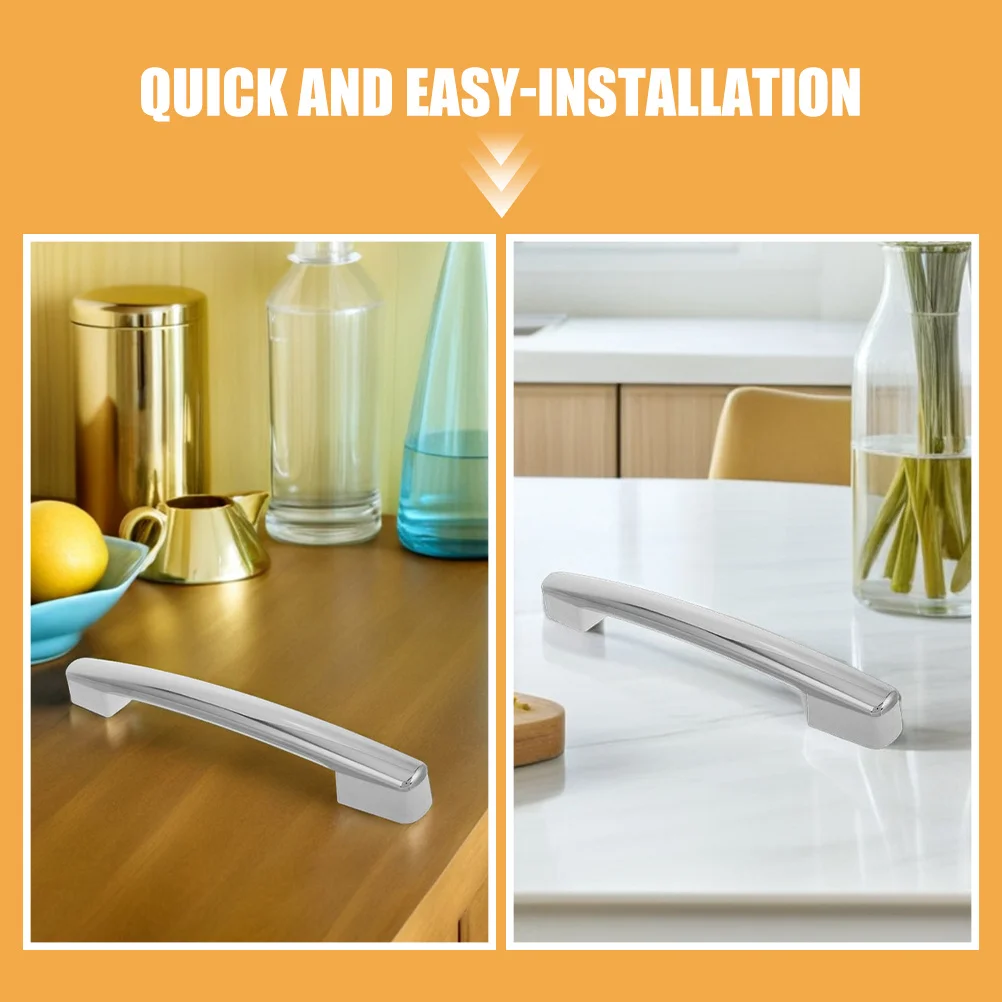 2 قطعة مقبض باب الثلاجة والفريزر جزء بديل عالي التحمل سطح أملس سهل التنظيف لإصلاح مقبض المبرد التجاري