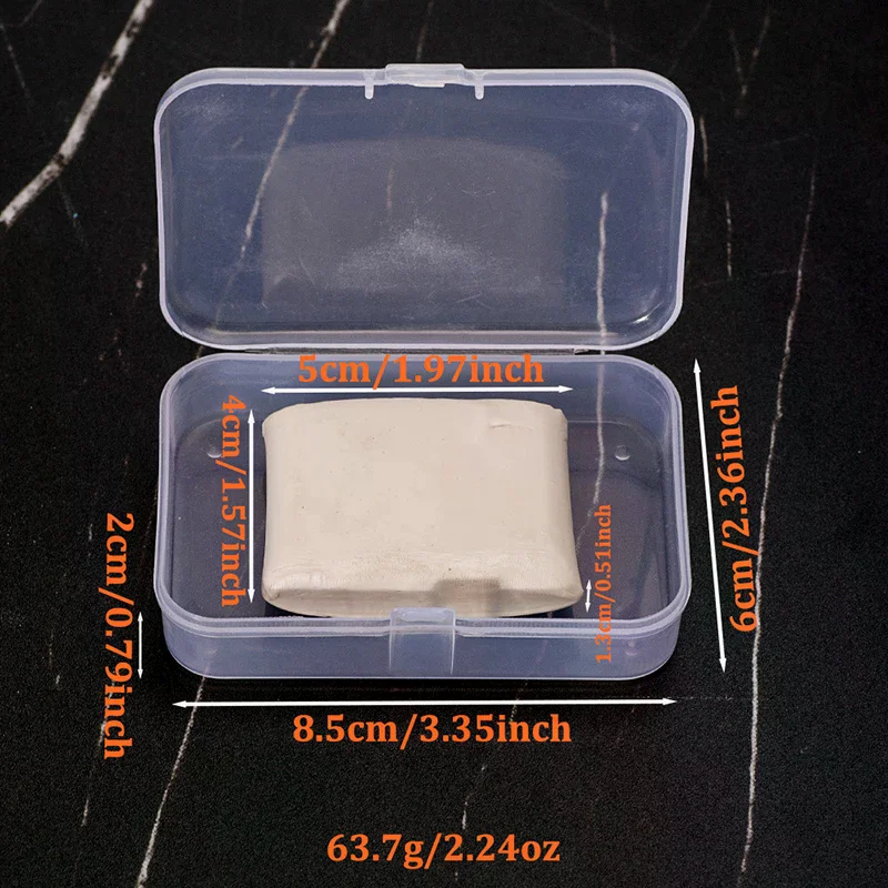 Electric Nail Drill Bits Cleaning Mud With Dustproof Box Portable Manicure Cutter Cleanser Dust Brush Clean Tools Quickly