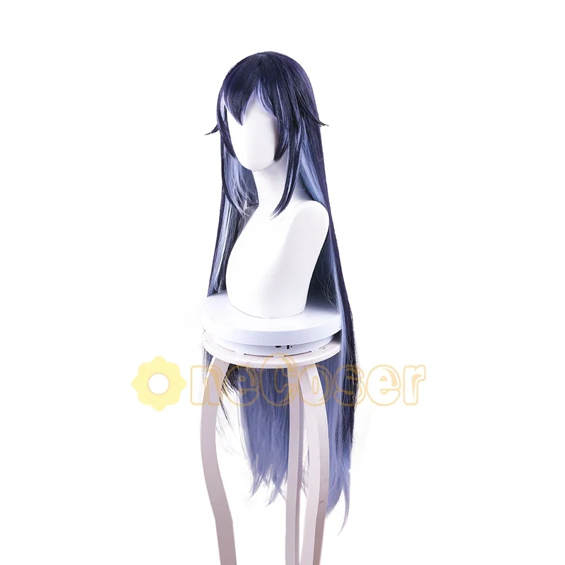 Seele Vollerei شعر مستعار تأثيري هونكاي ستار السكك الحديدية الأرجواني الشعر الطويل فالكيري Lawgiver من الحياة والموت الألياف الشعر غطاء شعر مستعار مجاني #3