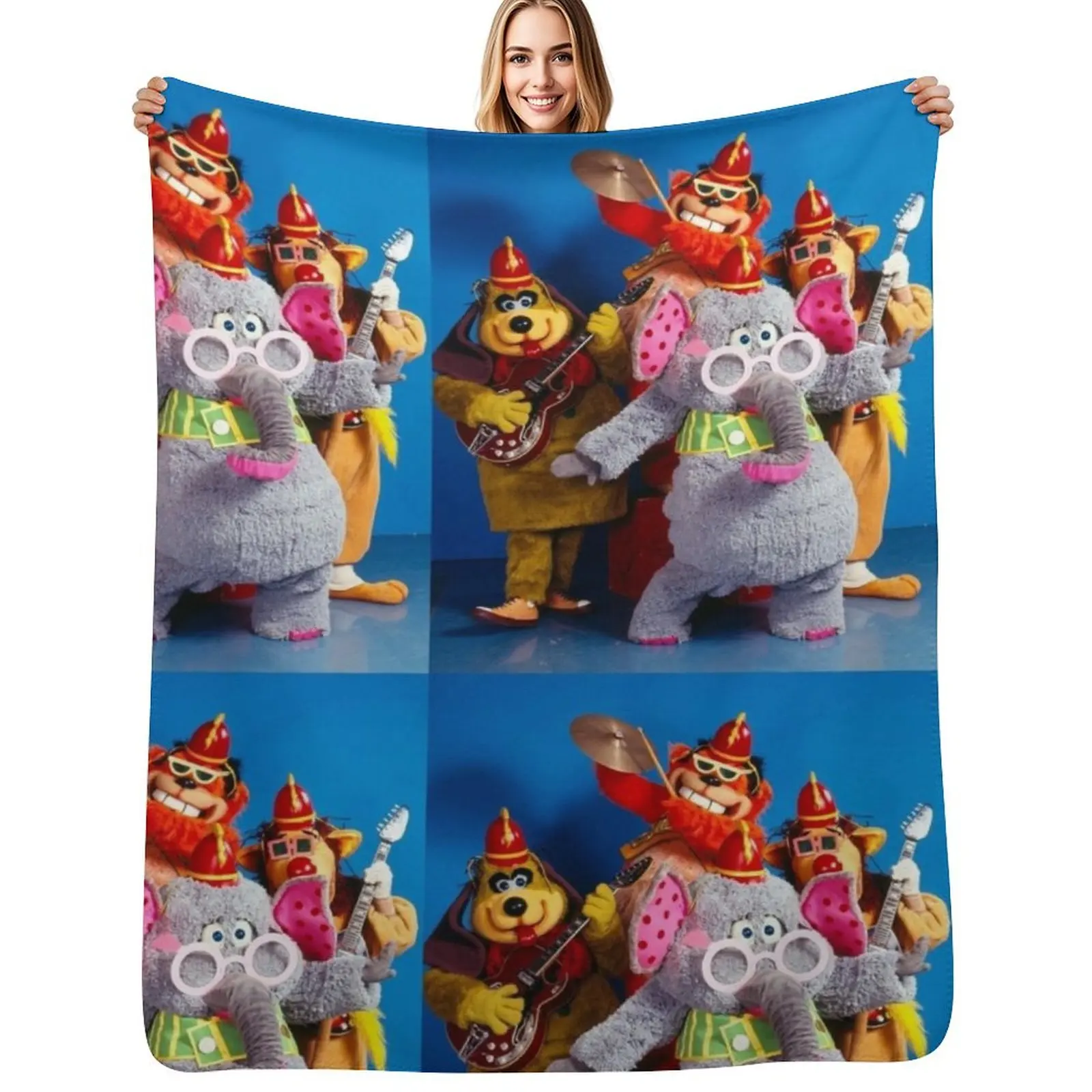 

Banana Splits Gang 2 Throw Blanket Decoratives For Baby Decorative Beds cosplay anime Blankets