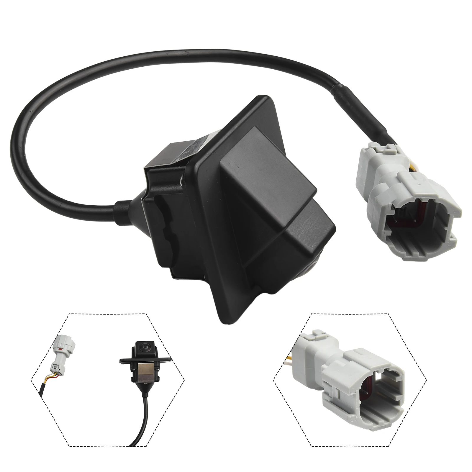 Direct Fit Rear View Backup Camera for Hyundai i40 2011 to 2014 Model with OE 95760-3Z250 Parking Assist Functionality