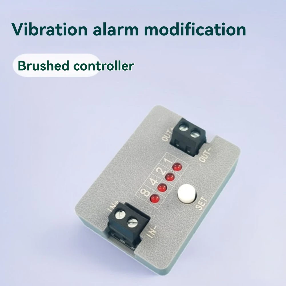 A99E-Car Modification Vibration Alarm Module Adjustable Shuts Off Time 0-15 Minutes DIY Output Module