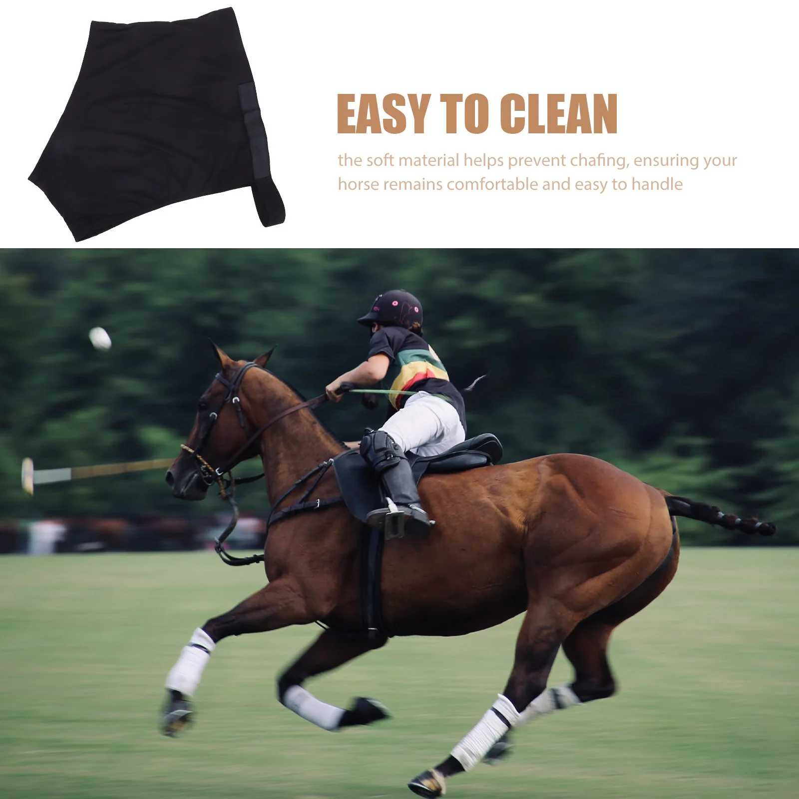 سترة سباندكس قابلة للتمدد لحماية صدر الحصان مع تصميم مضاد للغضب من أجل مريح و