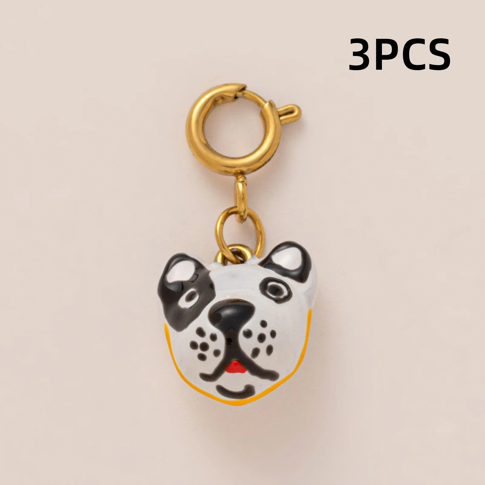 3 Stück modische und trendige neue Ananas-Khabbdog-Fisch-Bonbon-Heidelbeer-DIY-Anhänger-Charms für Schmuck – Detail 5