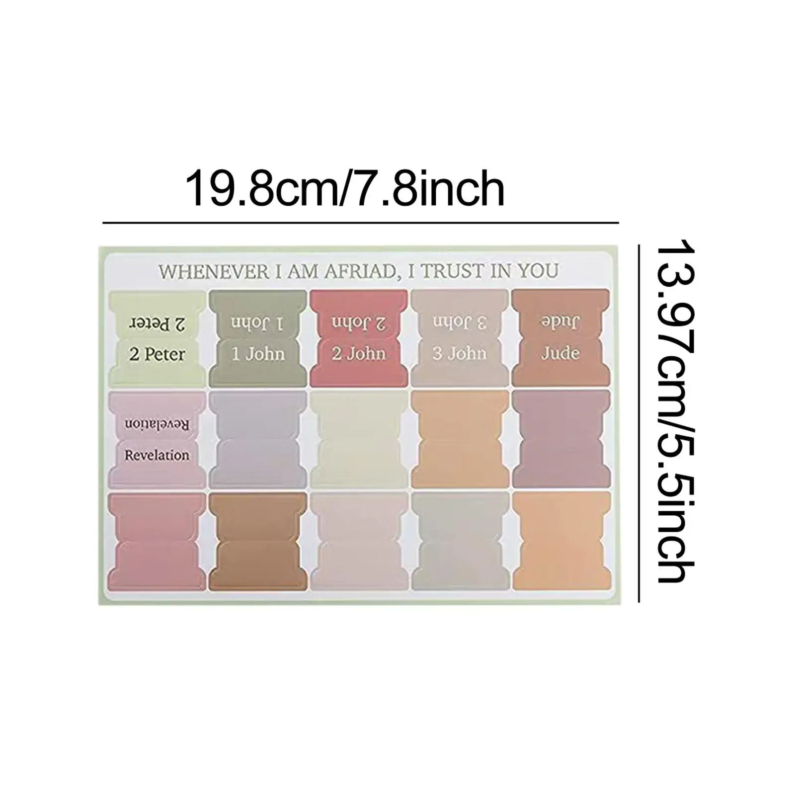 10 листов липкие заметки, библейские вкладки, наклейки, этикетки-планировщики для маркировки дневника блокнота