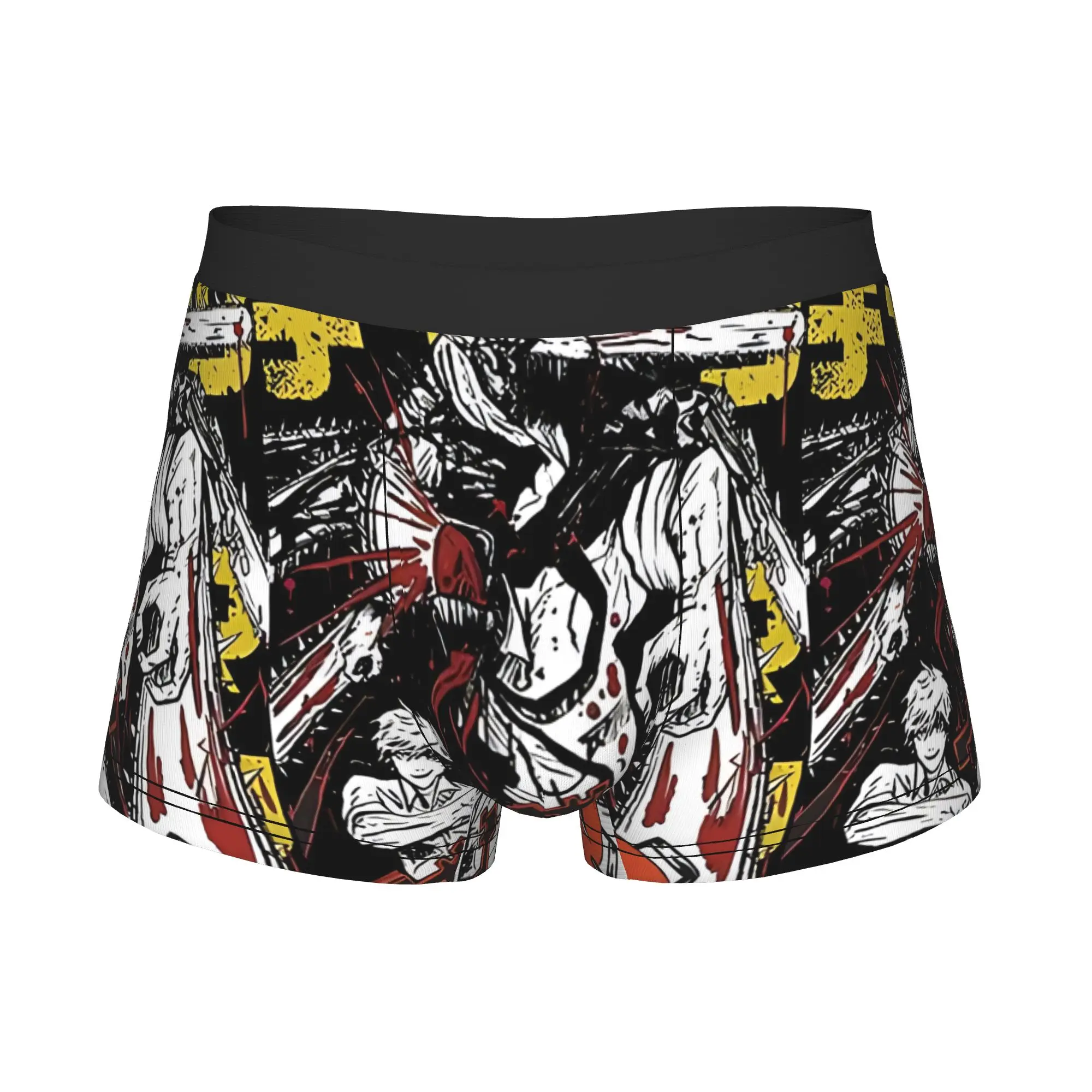CSM Fury Bandai Chainsaw Man Underpants Breathbale Panties Man Underwear Print Shorts Boxer Briefs view 3