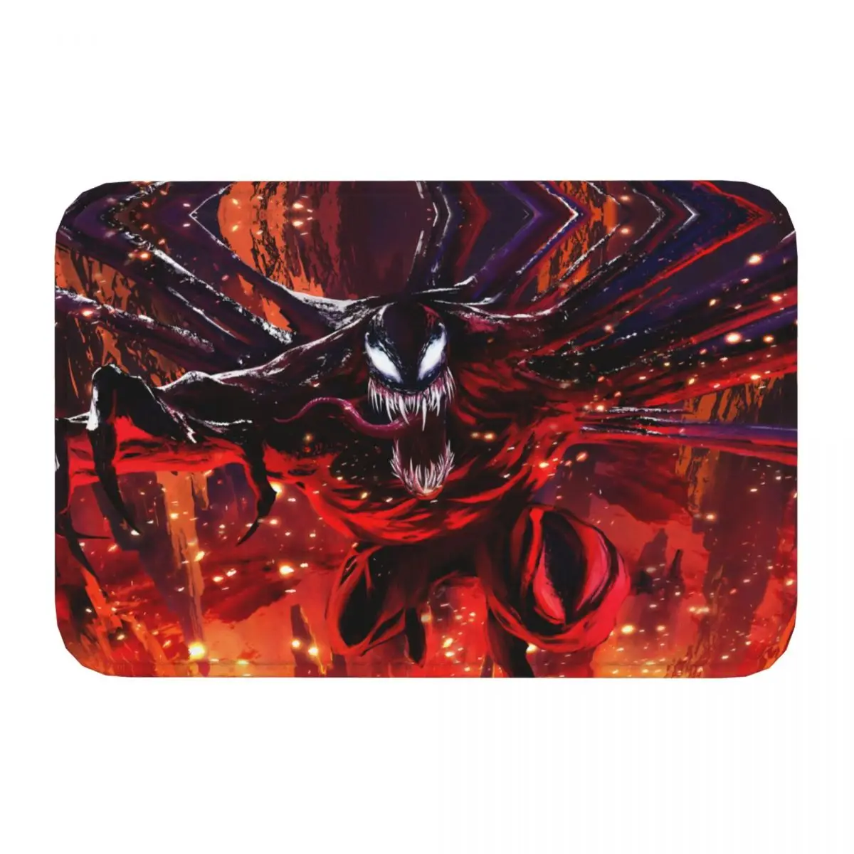 Marvel Venom Non-slip Doormat Red Bath Kitchen Mat Welcome Carpet Home Modern Decor