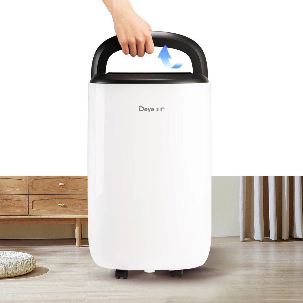 DYD-S12C مزيل الرطوبة المنزلي منخفض الضوضاء سعة 12 لترًا، مجفف هواء تجاري محمول ومزيل الرطوبة