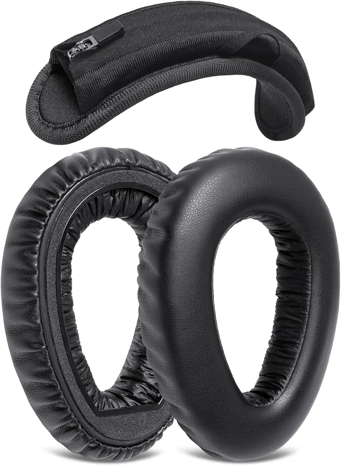 Earpads Headband Cushion Cover Refresher Kit Compatible with Sennheiser PXC550, PXC 550-II, PXC480, MB660 UC, MB 660 MC Headphon