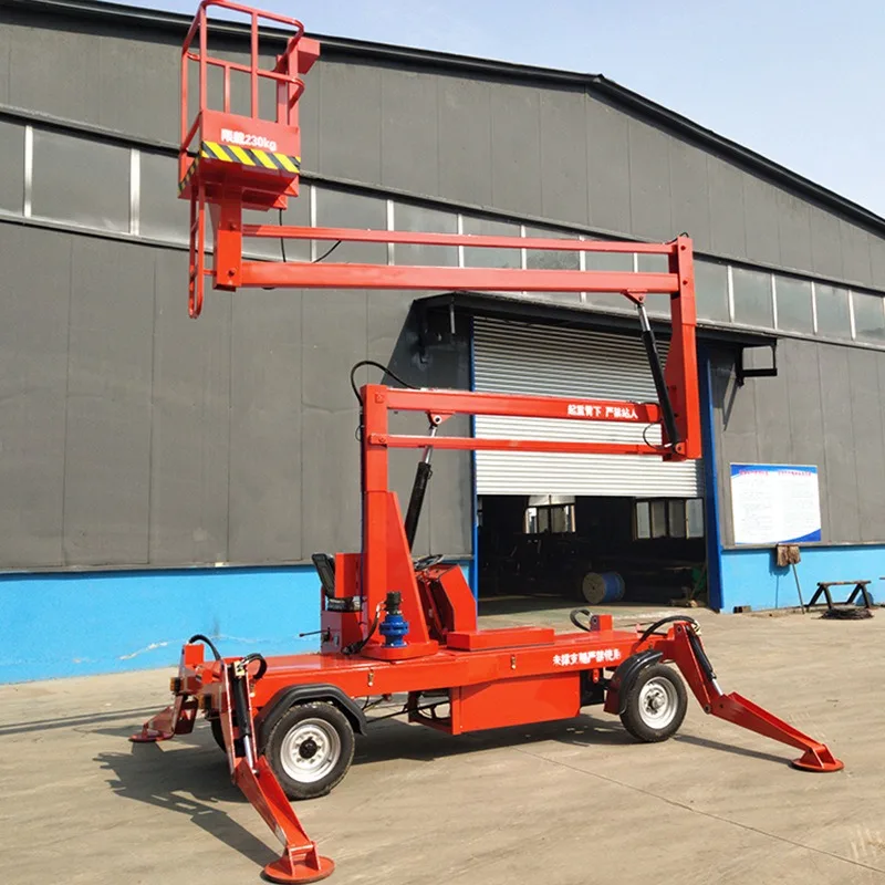 

Электрическая гидравлическая коленчатая подъемная платформа FOB для наружных промышленных работ