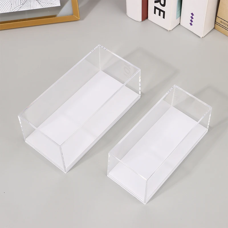 New-1/64 Scale Car Model Display Box Transparent Acrylic Dustproof Case Hard Cover Collectible Miniature Figure Toy Protection