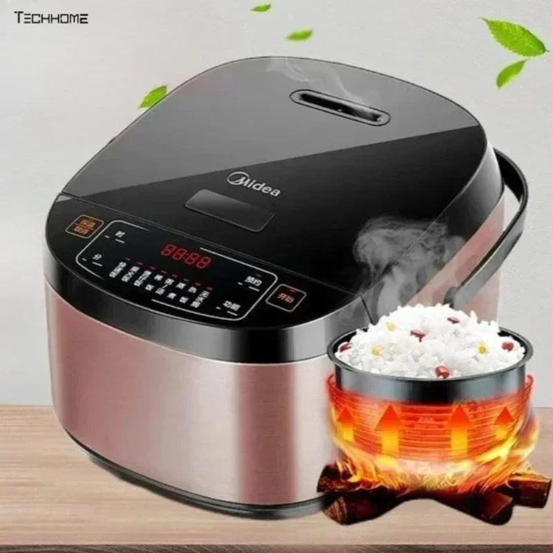 

5L rice cooker large capacity household intelligent reservation rice cooker multi-function fast heating non-stick pan