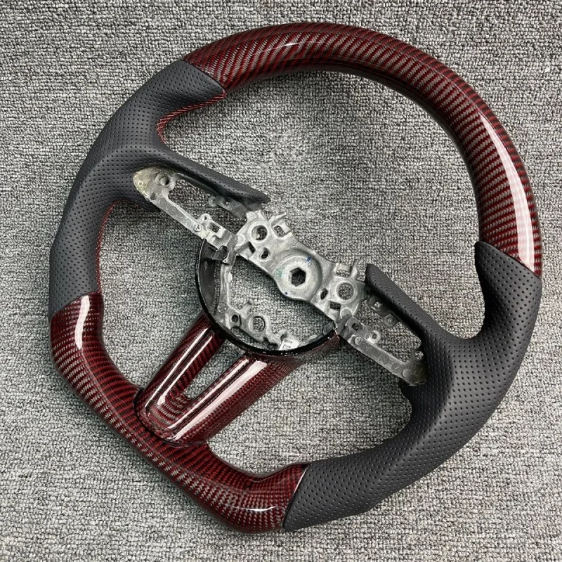 لمازدا 3 6 AxelA a Ten Za Rx8 MX5 CX3 CX8 CX9 CX-4 CX-5 Rx-7 CX5 اكسسوارات السيارات الداخلية ألياف الكربون عجلة القيادة مخصص #5