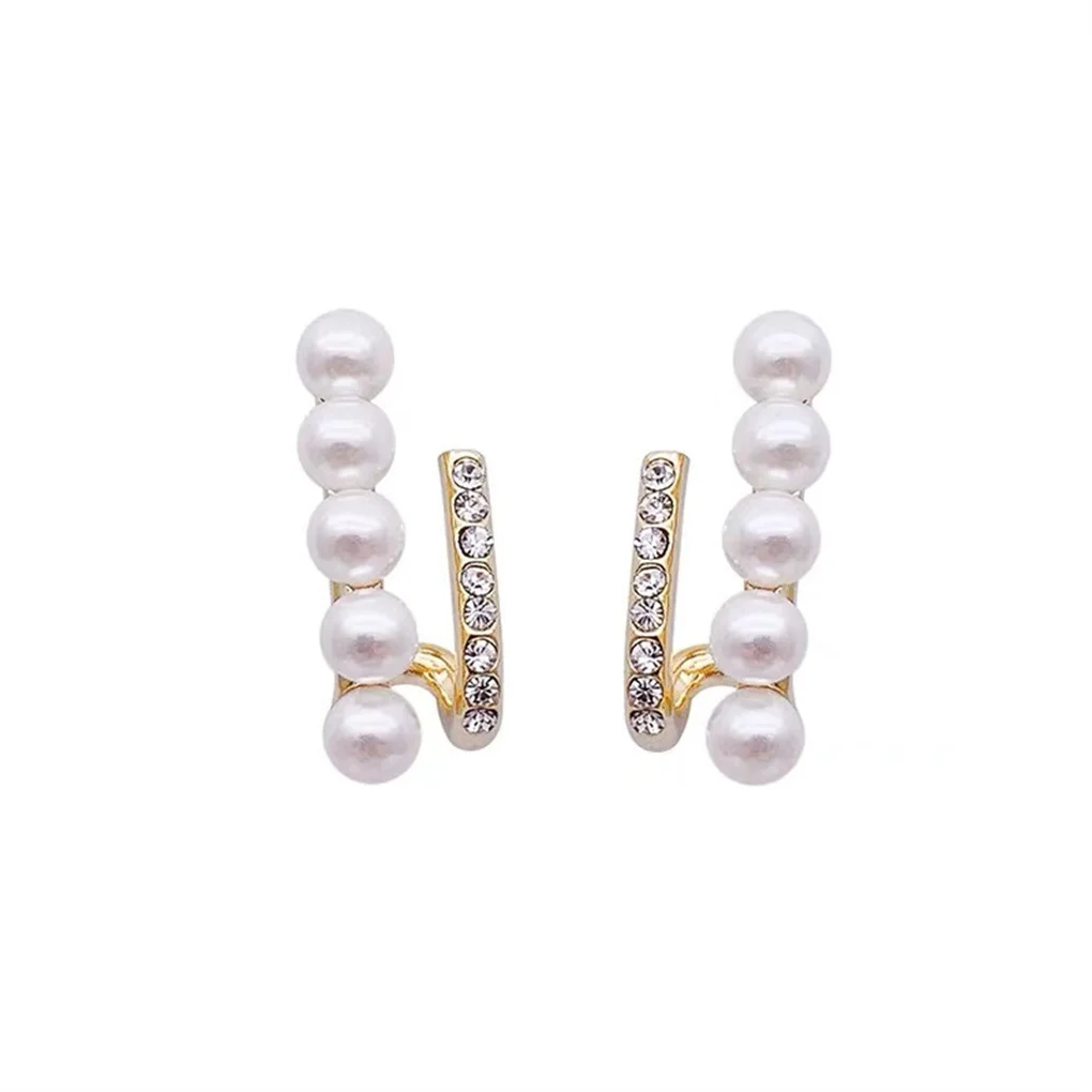 1 Pair Woman Earring Crystal Decoration Jewelry Girlfriends Mother Wife Earrings Accessory for Engagement Birthday