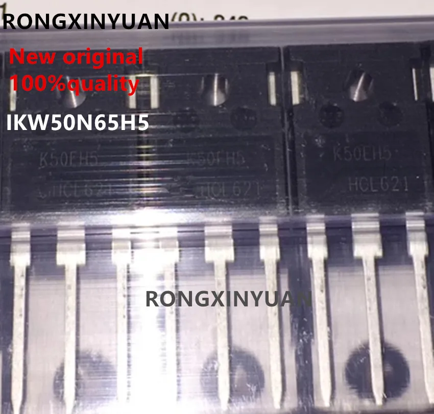 10PCS 100%  New Original IKW50N65H5  K50EH5  TO-247 650V 50A K50EH5