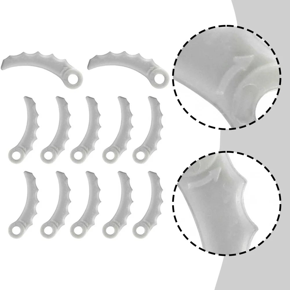 For Cordless Scythe 12pcs Plastic for blades Set for DUR190UZX3/DUR191LZX3/DUR369AZ Interchangeable and Moveable for blades