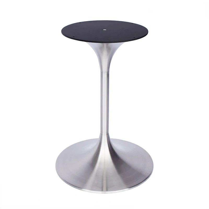 Small Round Table Cafe Stainless Steel Table Legs Minimalist Tulip Small Waist Horn Plate Table Legs Manufacturer