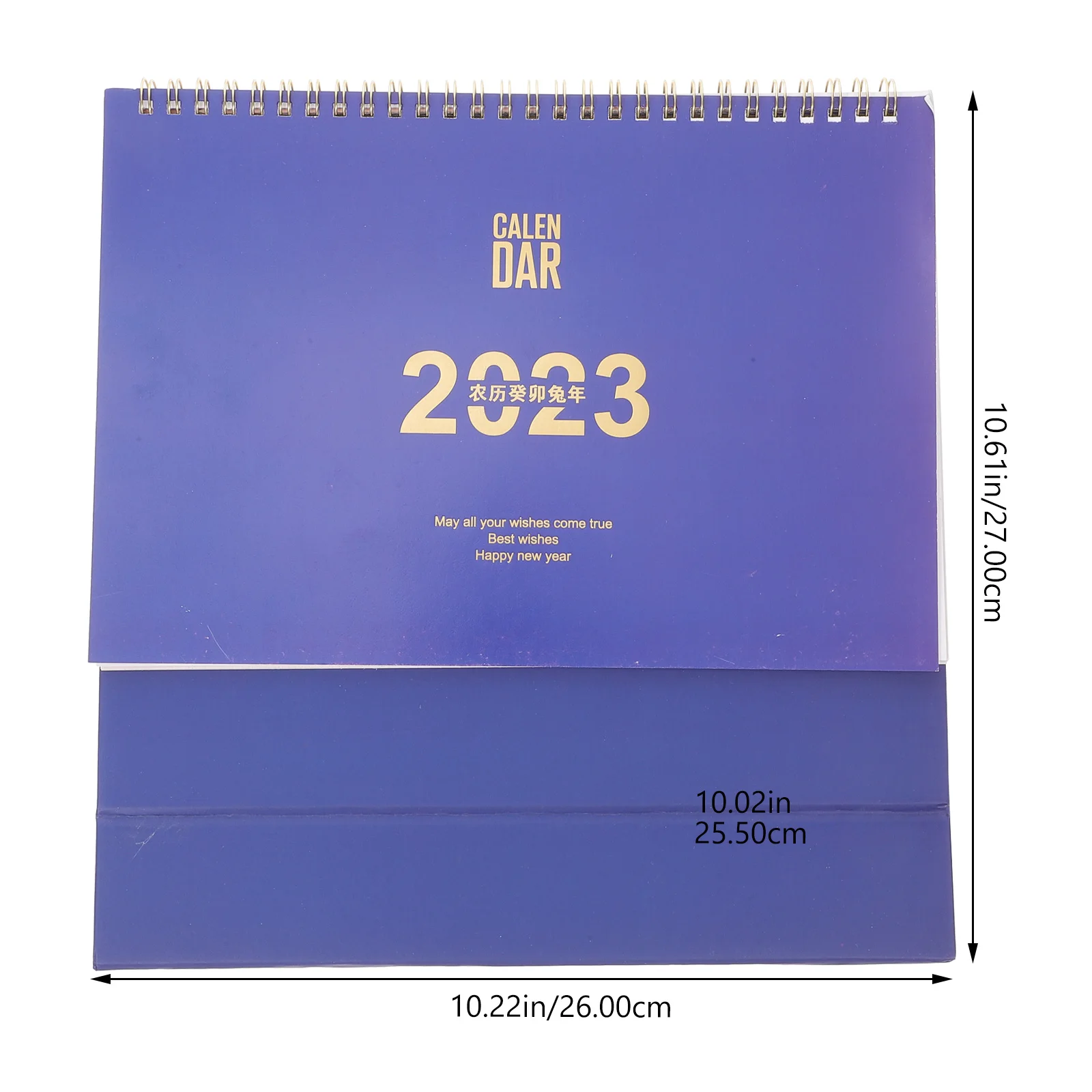 

Business Desk Calendar Coil Binding Smooth Thick Paper Iron Material Monthly Home Accessory Office St Calendar