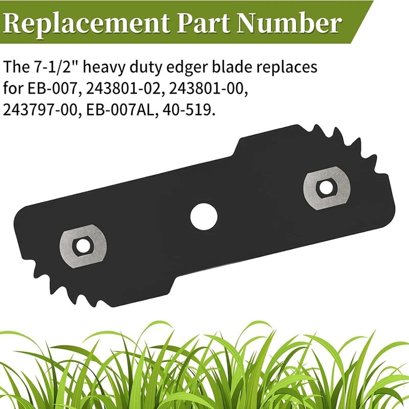 Hot EB-007 7-1/2In Edge Hog Heavy-Duty Edger Replacement Blade For Black & Decker 2In1 String Trimmer,Fits LE750,LE710