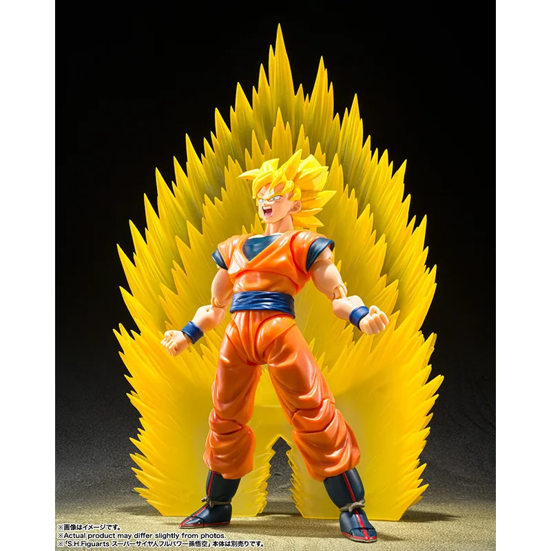 In Stock Bandai S.H.Figuarts Dragon Ball Z Super Saiyan Son Goku Effect Parts Set Teleportation Anime Figure Action Model Toys