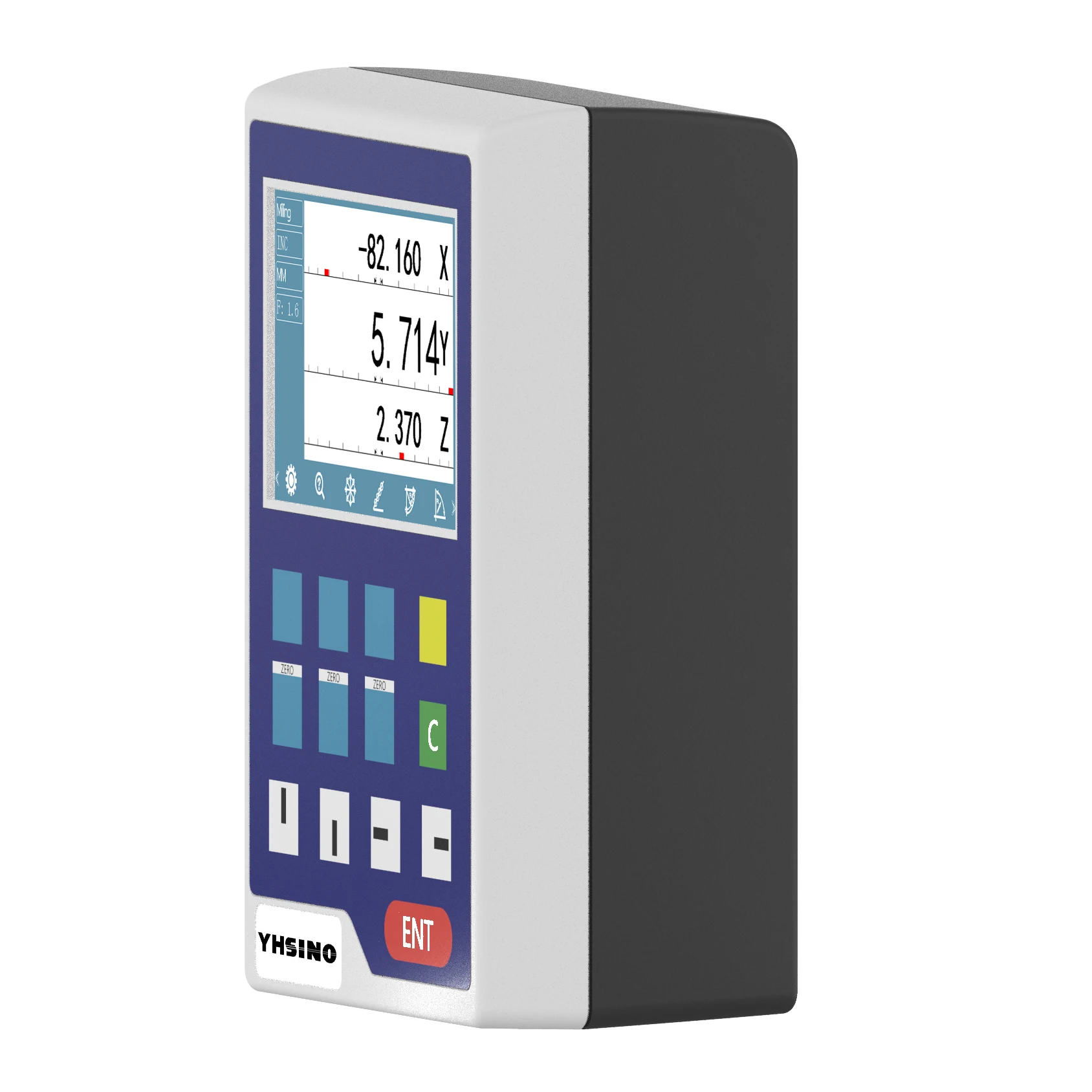 Imagem -03 - Línguas 3.5 Polegada Tela Lcd Ttl Dro Digital Readout Display Monitor para Escala Linear Encorder Sensor Novo Yh8002a Yh8003a 11