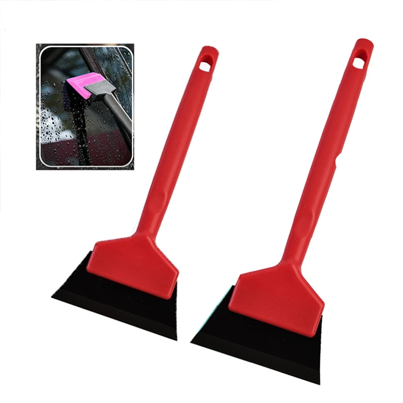 

TOFAR Small Window Tint Mirror Squeegee Rubber Blade PPF Scraper Car Wash Corner Windshield Water Wiper Handy Cleaning Scraper