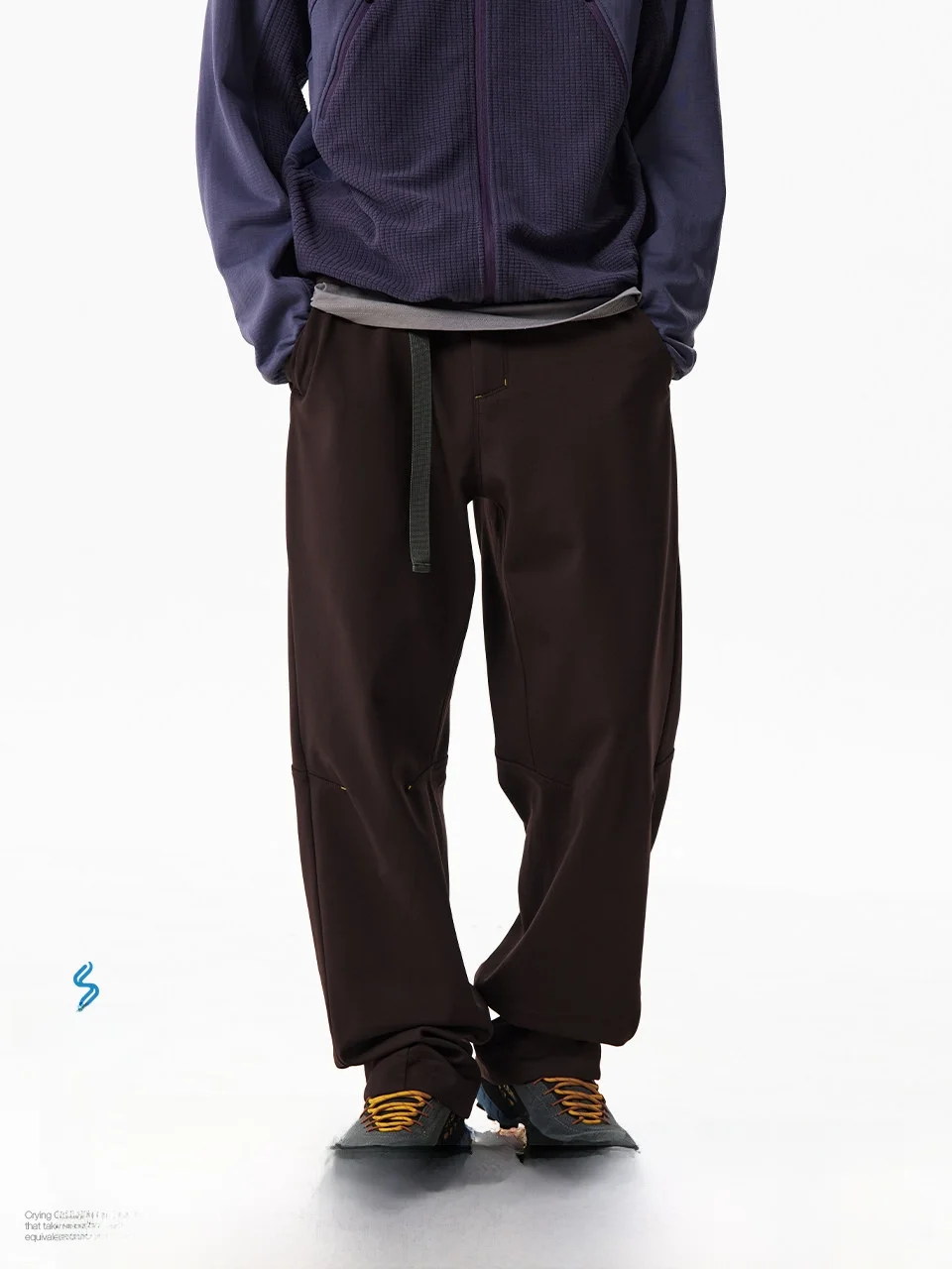 Neutral Crnenter Outdoor Warm Fce Workwear Straight Leg Casual Hiking Mountain Climbing Long Pants Polyester Fiber