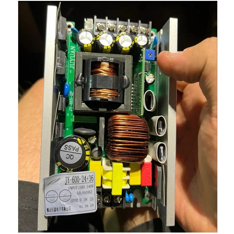 

JY-600W сценический светодиодный источник питания с подвижной головкой 24 В-36 В светодиодный контроллер освещения PAR для профессиональных систем освещения