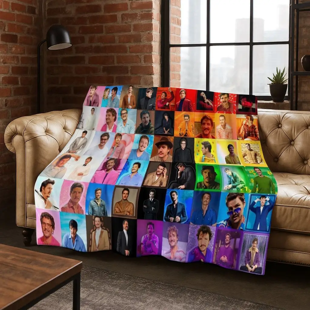 ثلاثية الأبعاد خوسيه بيدرو بالمسيدا باسكال ستار الفانيلا بطانية لينة بطانية دافئة لغرفة النوم غرفة المعيشة السرير السفر التخييم نزهة هدية