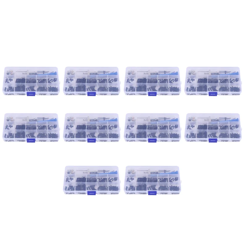 Vis YSUN-10X M2 M2.5 M3 pour Wltoys 144001 1/14 RC, pièces de rechange de voiture, vis à tête cylindrique, vis à tête plate, demi-dent