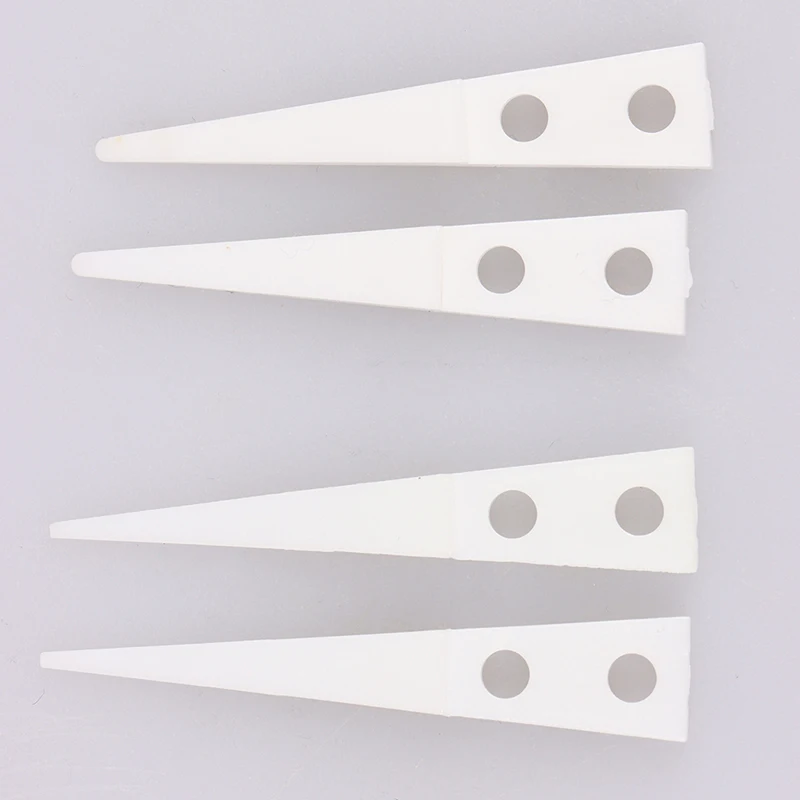 2pcs Insulated Straight Curved Tip Anti-static Ceramic Tweezers Electronic Industrial Ceramic Tweezers For Industry