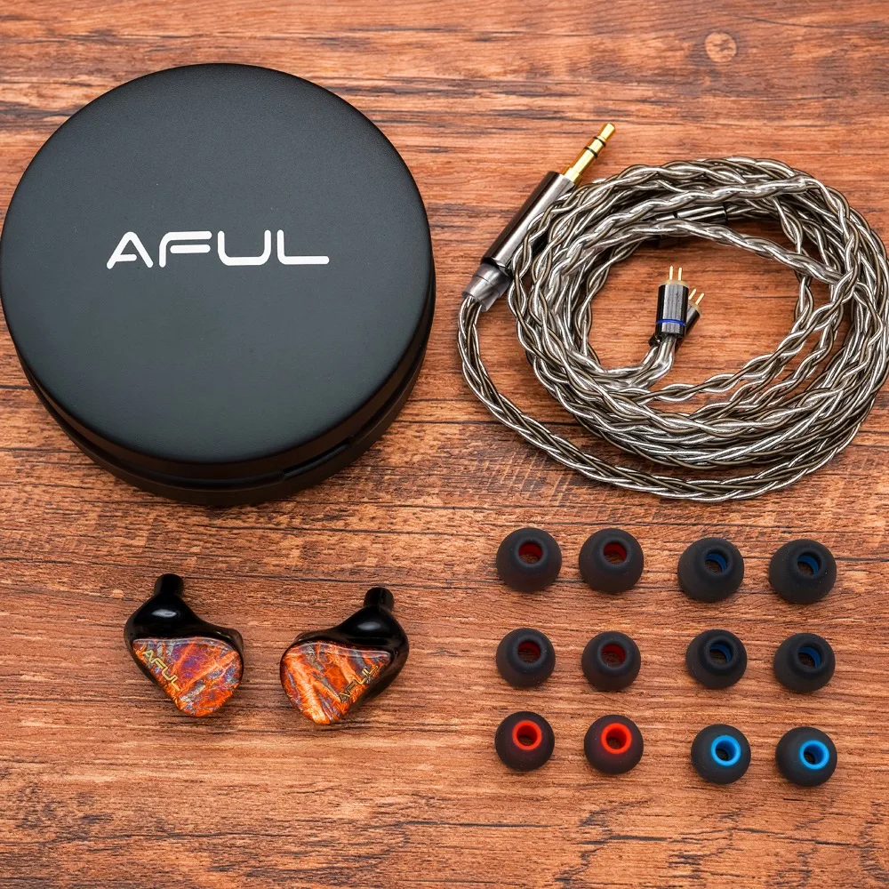 HiFiGO AFUL السلكية في الأذن شاشات سماعات الأذن ، الهجين سائق سماعة ، HiFi المرحلة ستوديو IEMs ، 1DD و 4BA ، 5 أداء