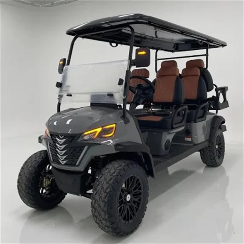 Off-road hunting vehicle stable power electric golf cart 4 wheel drive 4 seat 6 seat electric golf cart