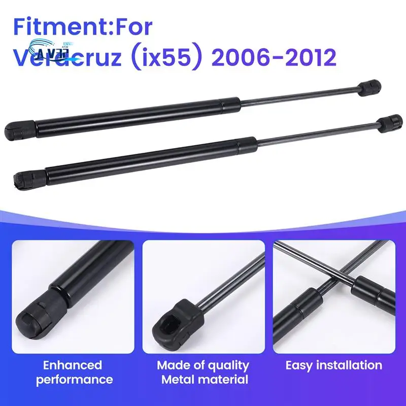

AV32-2Pcs Front Hood Lift Support Boost Strut Shock Gas Charged Damper For Hyundai Veracruz Ix55 2006-2012