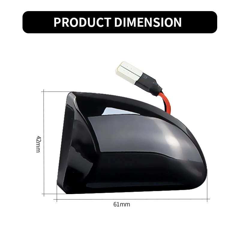 2PCS LED Side Marker Lights Canbus For Smart Fortwo W451 Coupe Cabrio 2007 2008 2009 2010-2015 Turn Signal Lamps Car Accessories view 3