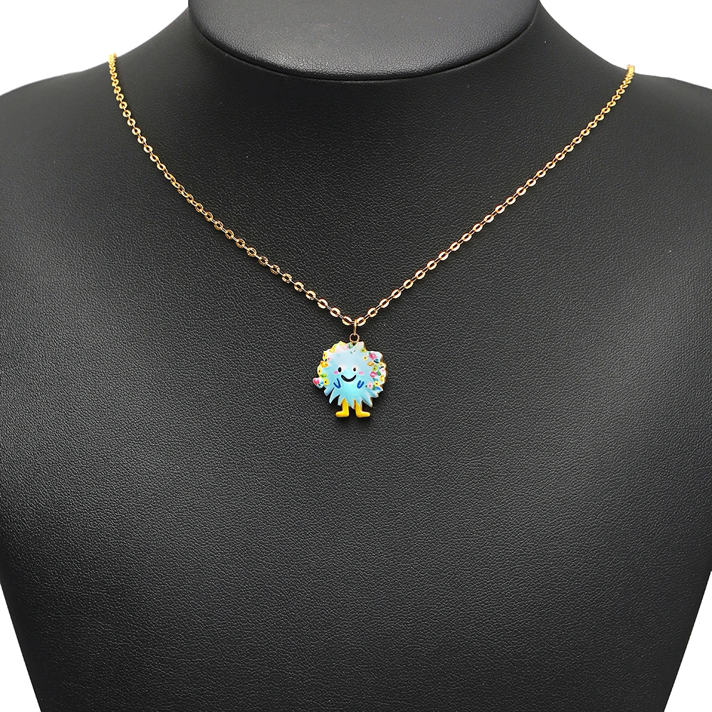4pcs Stainless Steel Enamel An - Jewelry Making For Kids ulasan dan harga