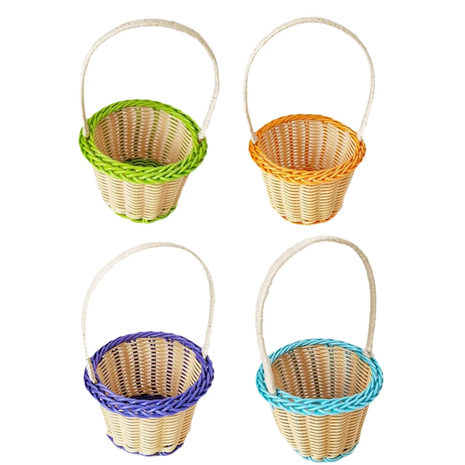 Picnic Baskets Shopping Basket Flower Baskets for Candy Harvesting Gathering