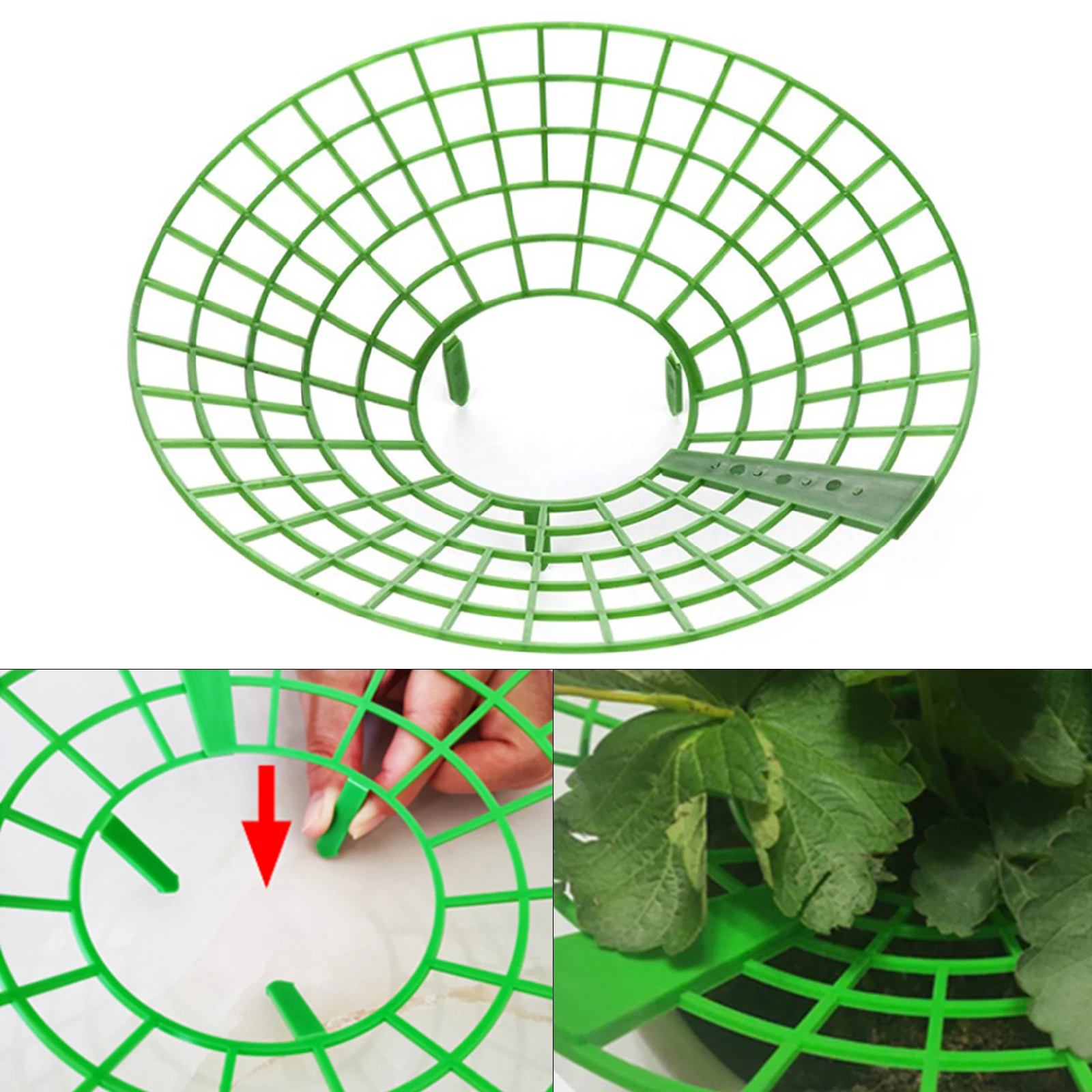 

1pcs Strawberry Stand Green Climbing Trellis Home Vine Pillar Lightweight Garden Tools Frame Holder Plant Plastic Fruit Support