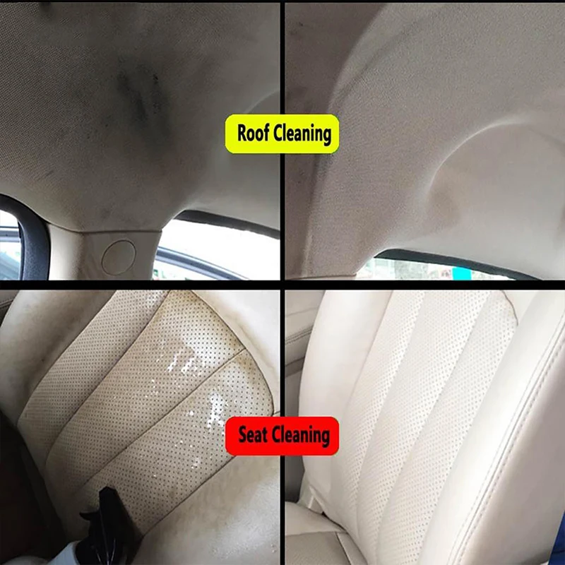 Limpieza Interior de coche, detergente líquido de plástico para pulir cuero, limpiador de asiento automotriz, limpiador de espuma sin agua, lavado