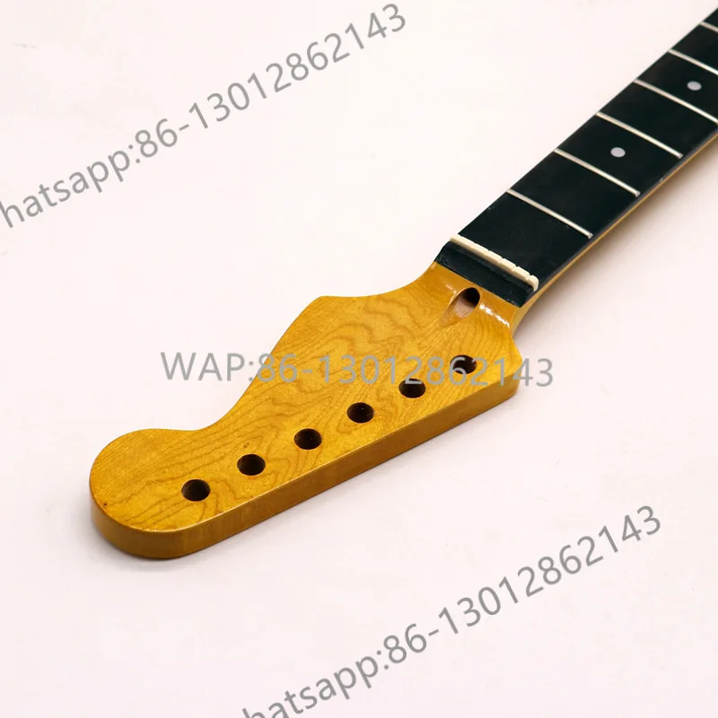 

ST6 string 22 products Canadian maple bright yellow belt back middle line width 5.6CM electric guitar DIY accessories