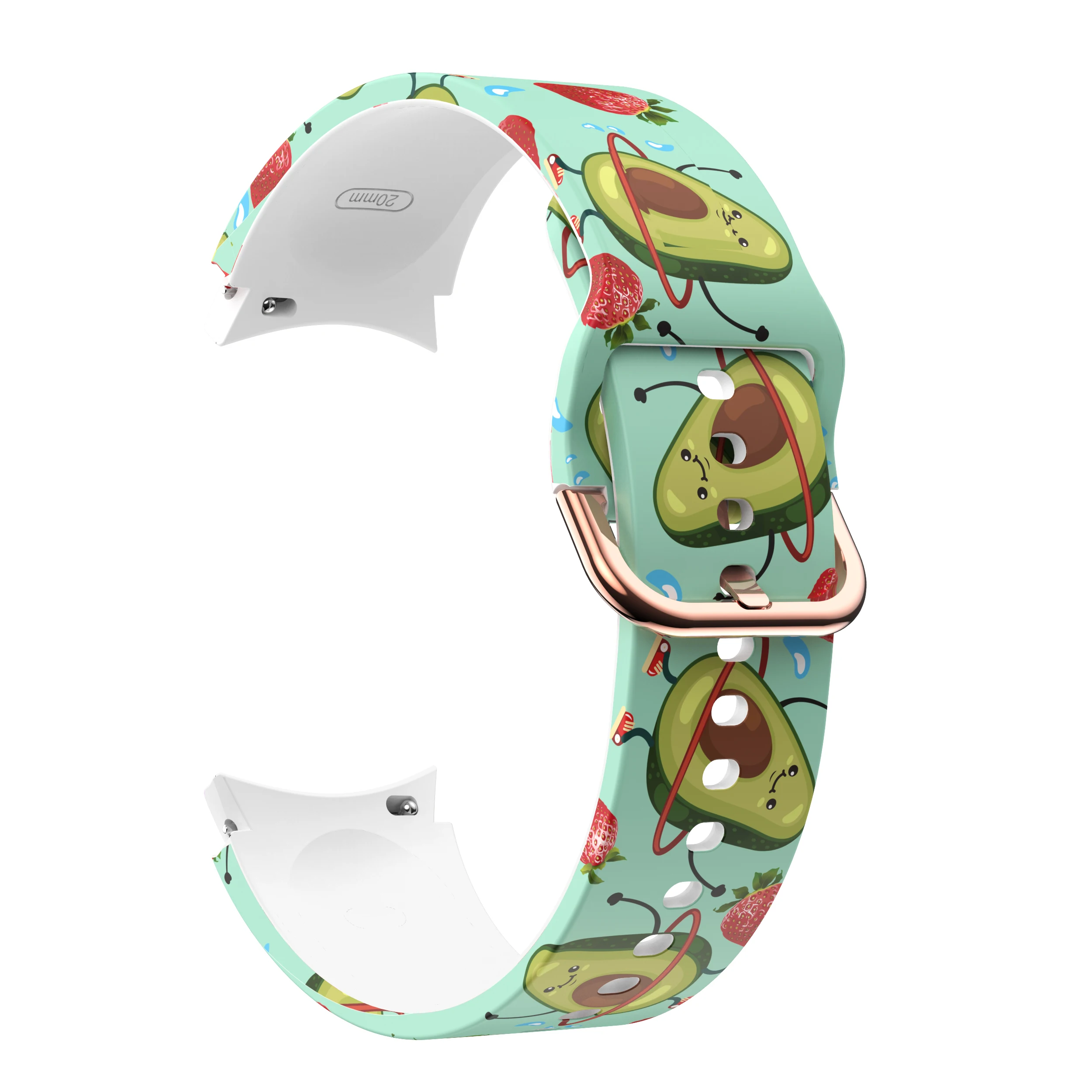 Silicone Strap For Samsung Galaxy Watch 7 FE 40mm Band No Gaps Sport Quick Fit Bracelet for Galaxy Watch 7 6 5 4 40mm 44mm 45mm