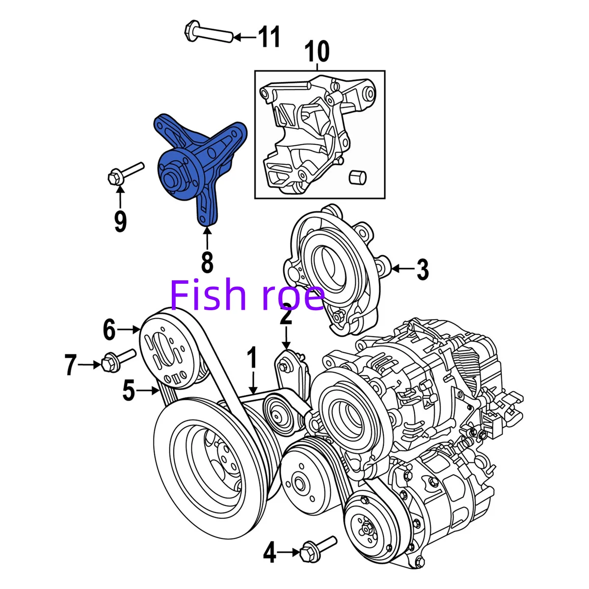 

LR121782 3.0 Land Rover Executive 4 Found electronic fan holder FOR Land Rover Range Rover Sport