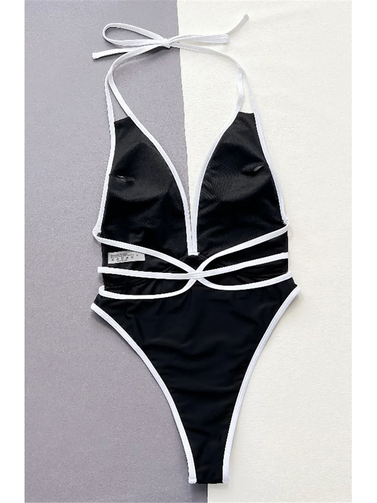 

Сексуальный цельный купальник с глубоким v-образным вырезом и открытой спиной, женский купальник, женский монокини с высоким вырезом, купальный костюм, купальный костюм K5228