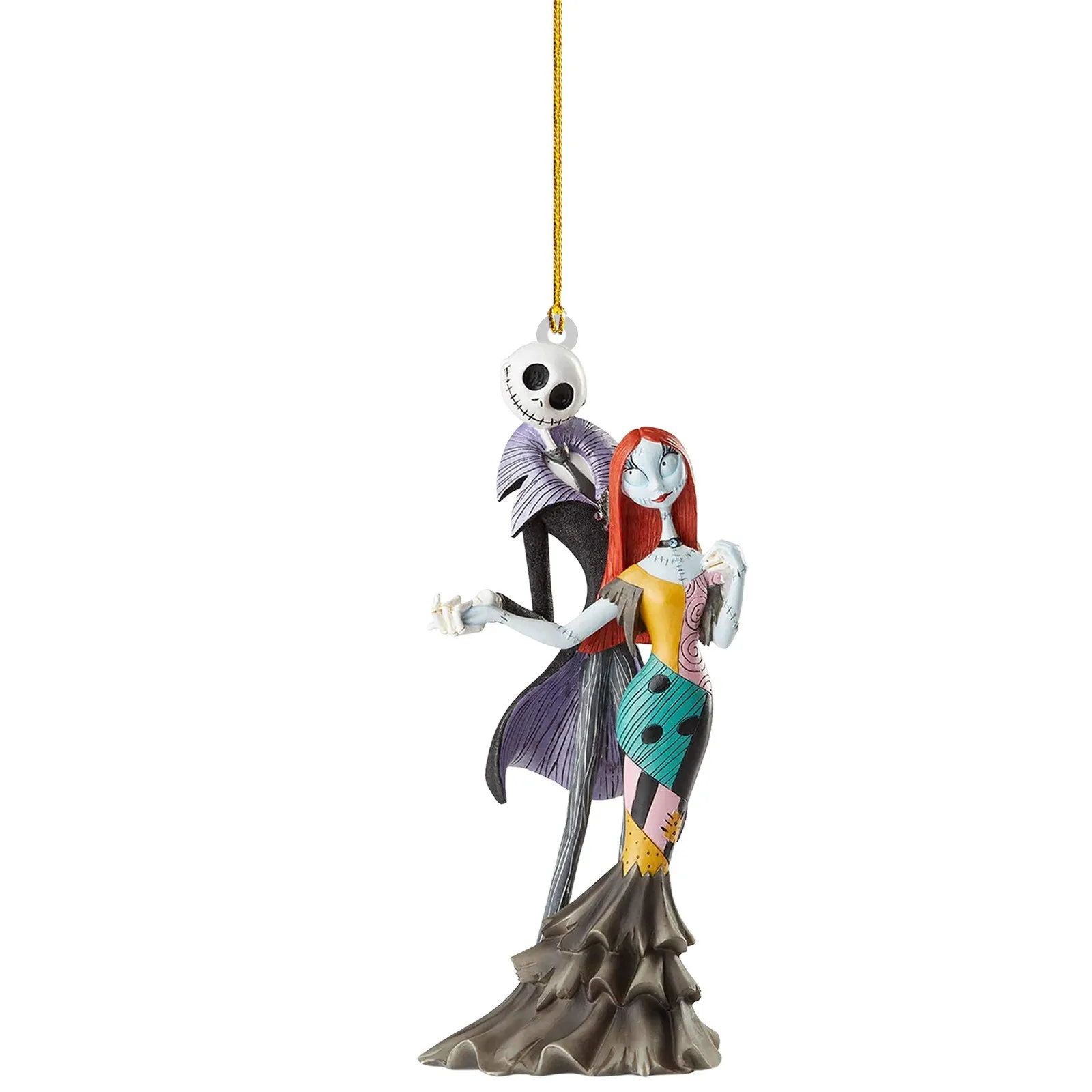 Disney Nightmare Before Christmas Jack e Sally Hanging Ornament albero di natale decorativo per Action Figure Kids regalo di capodanno