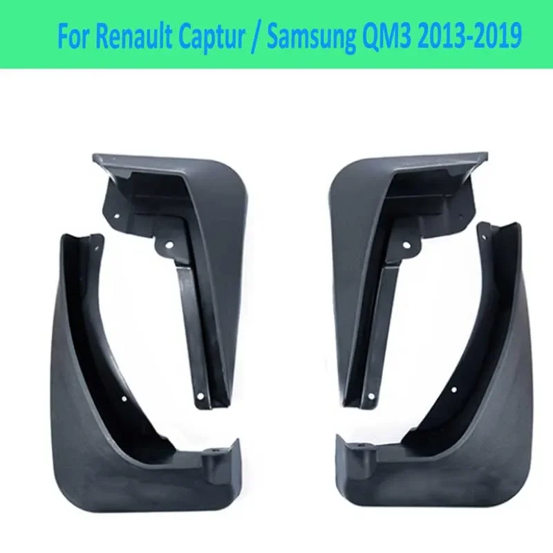 for Renault Captur Samsung QM3 2013~2019 2015 2017 2018 Fender Mudguard Mud Flaps Guard Splash Flap Mudguards Car Accessories