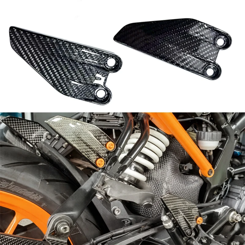 

Before Rearset Foot Mount Heel Guard Plates Fairing FOR KTM Duke 250 /390 Motorcycle 390 DUKE 2018-2023 Full 100% Carbon Fiber