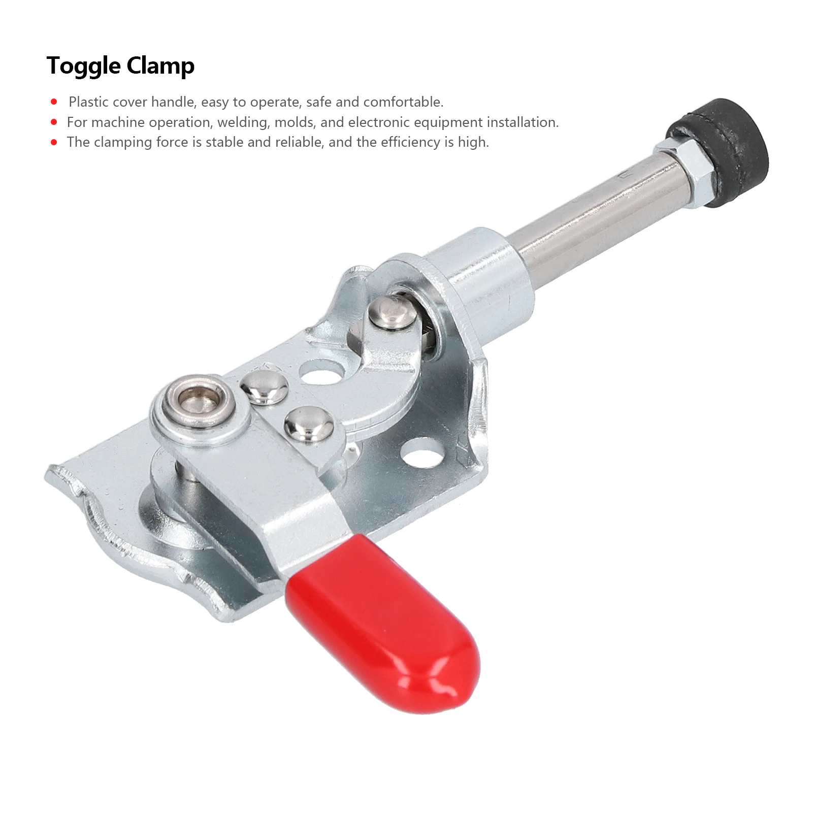 Clamp Equipment Push Pull Toggle Clamp Quick‑Release Toggle Clamp 40kg Holding Capacity Testing Jig Accessories Hand Tool
