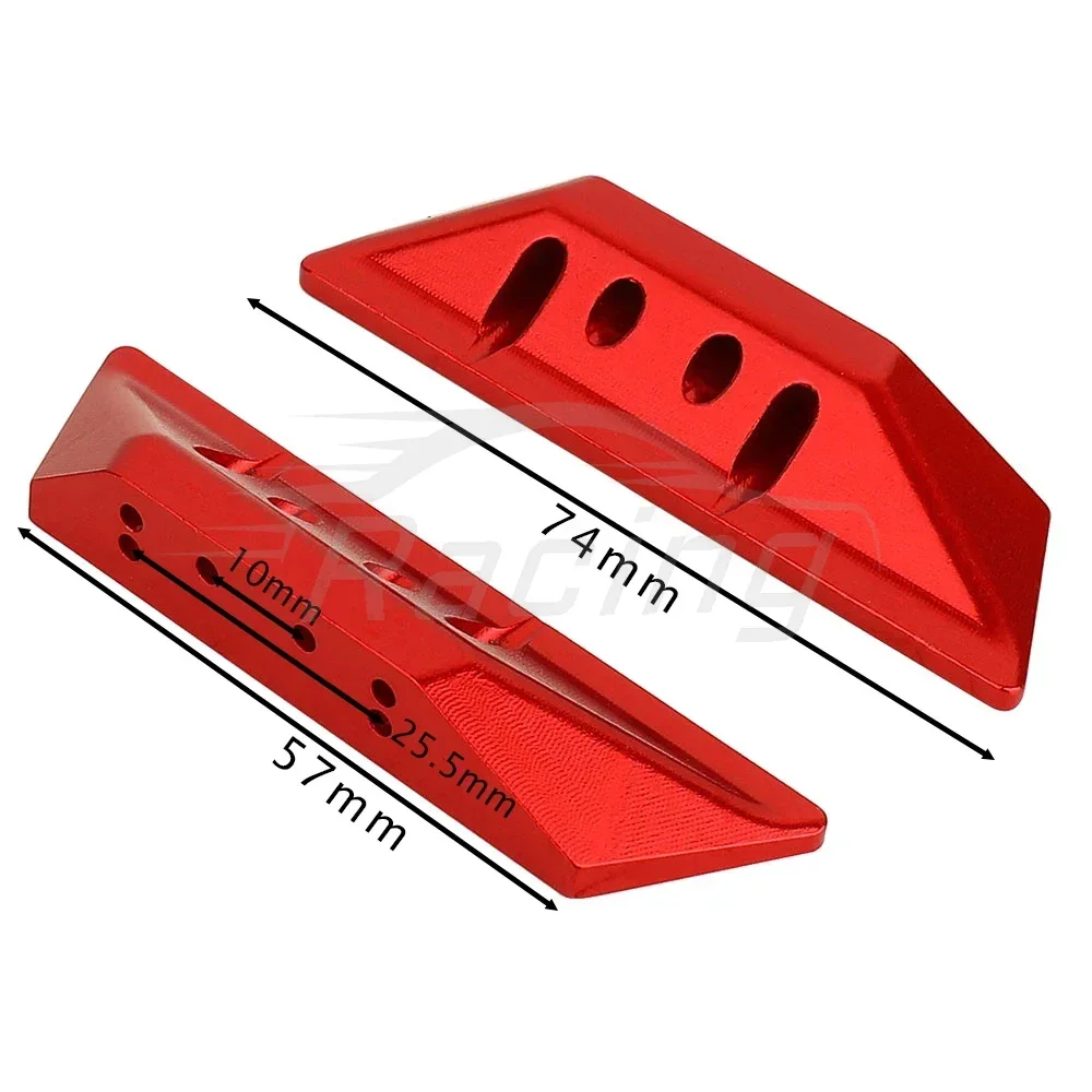 1 Pair Aluminum Alloy Side Plate Set for 1/18 RC Crawler Redcat Ascent-18 Ascent18 Metal Upgraded Part