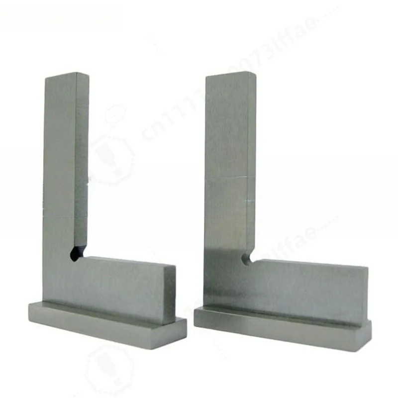 300mm 90 Degree Stainless Steel Wide Base Square Ruler Grade 2 Flat Mouth Right Angle Measuring Tool Thickened Industrial Layout